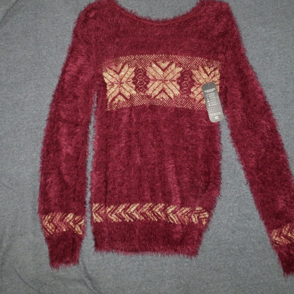 Fluffy sweater